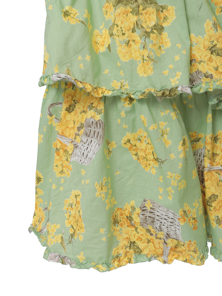 なのはなプリントスカート 詳細画像 ミズイロ 9