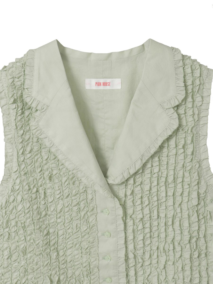 フリルローンベスト 詳細画像 シロ 10