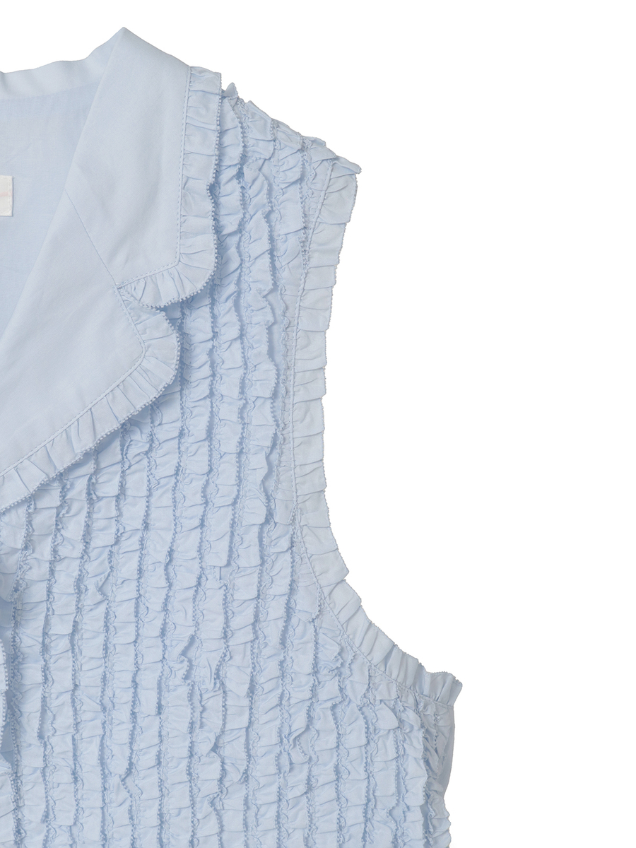 フリルローンベスト 詳細画像 シロ 4