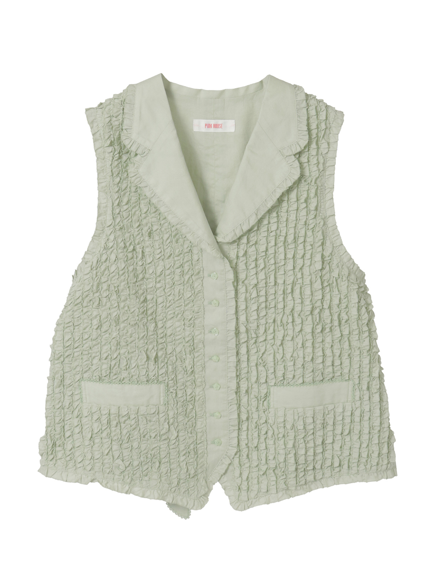 フリルローンベスト 詳細画像 ハッカ 1