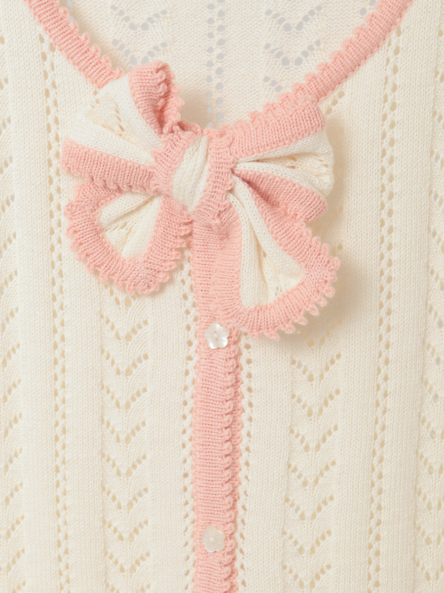 苺モチーフ使いカーディガン 詳細画像 ブルー 6