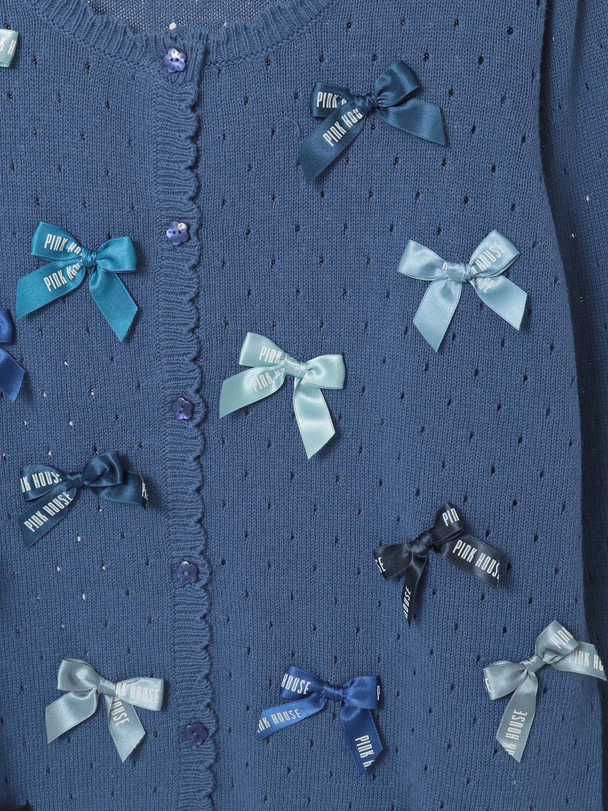 カラフルリボンいっぱいニットカーディガン｜ピンクハウスオフィシャル