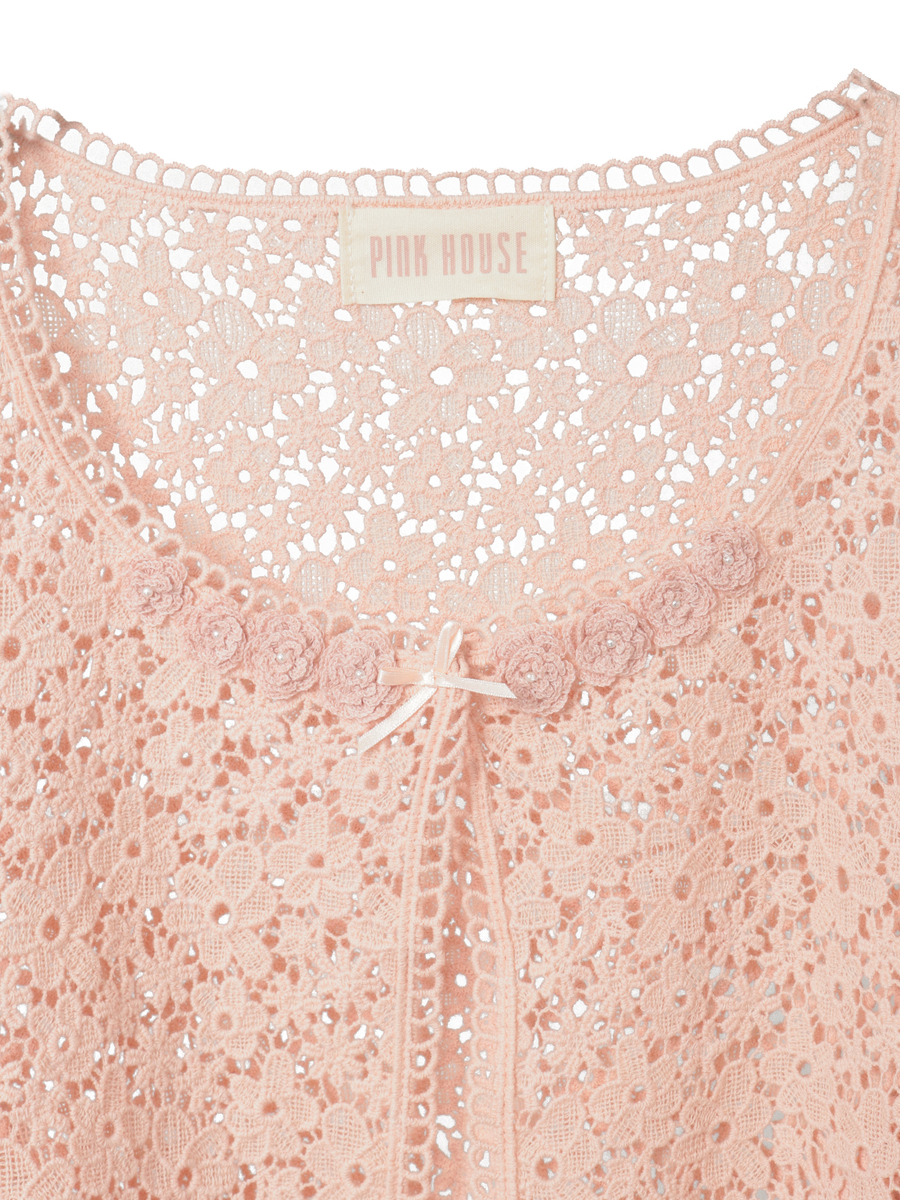 小花柄レースカーディガン 詳細画像 キナリ 3