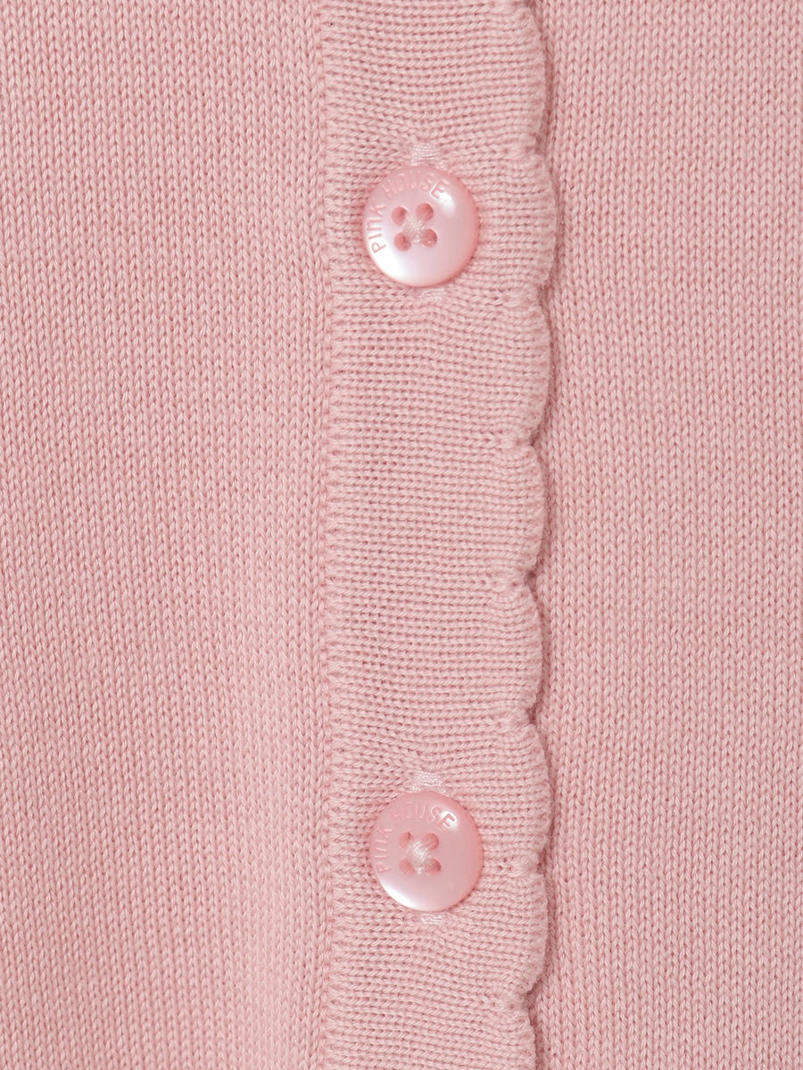 ロゴ刺繍カーディガン 詳細画像 ミズイロ 14