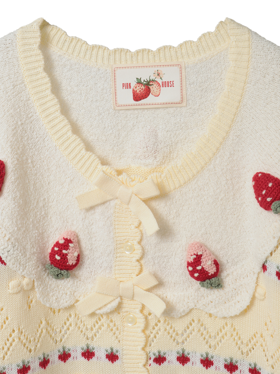 アニバーサリーケーキモチーフカーディガン 詳細画像 クリーム 3
