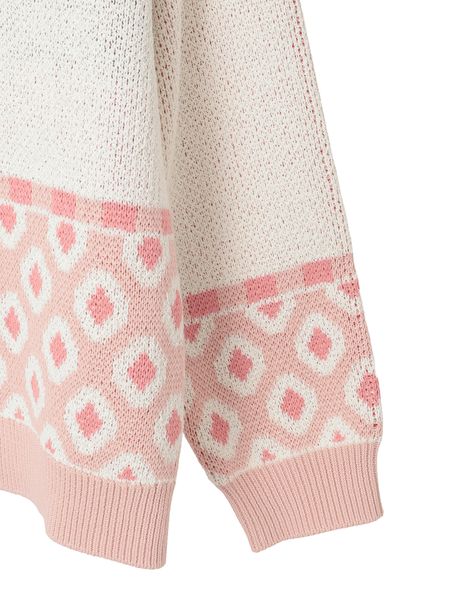 苺モチーフジャガードニット 詳細画像 キナリ 4