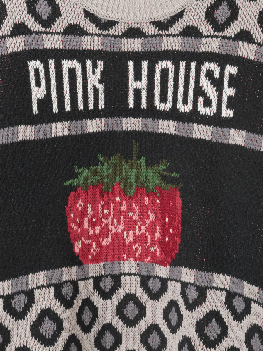 苺モチーフジャガードニット 詳細画像 キナリ 7