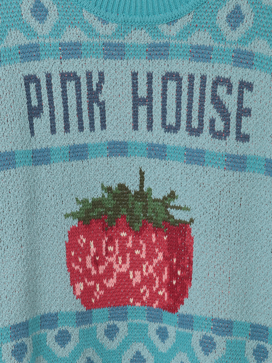 苺モチーフジャガードニット 詳細画像 キナリ 9