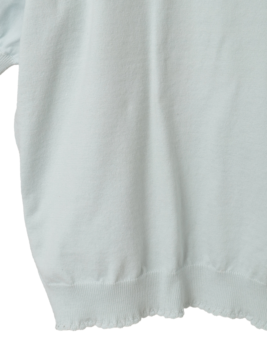 チュール使いパフスリーブニット 詳細画像 クロ 5