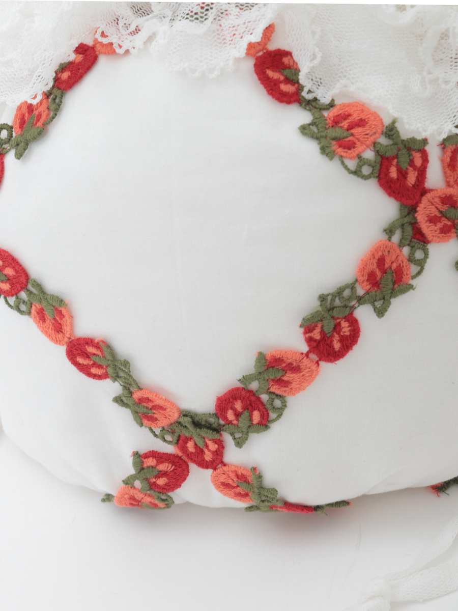 オリジナル苺ブレードレース使いポシェット 詳細画像 ハッカ 11