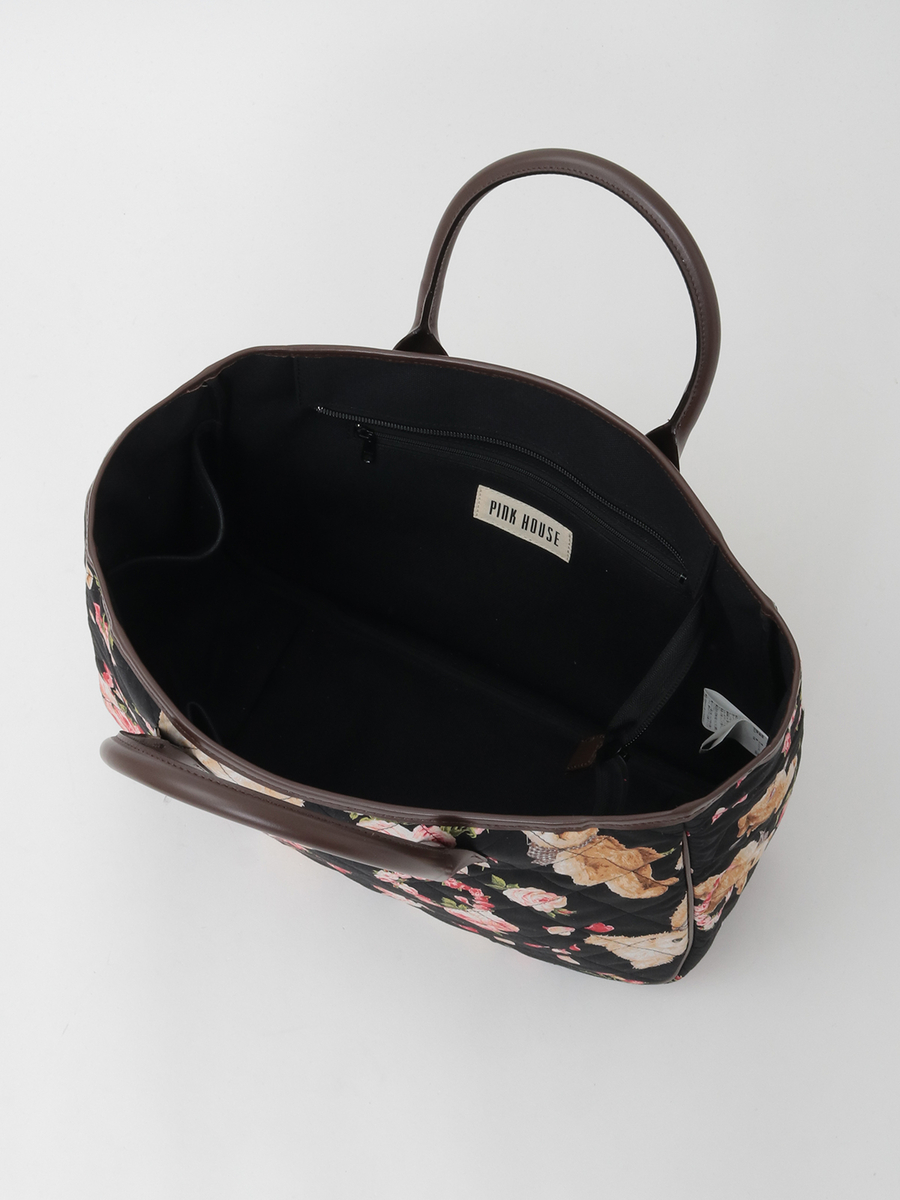 テディローズプリントキルティングバッグ 詳細画像 ラベンダー 10