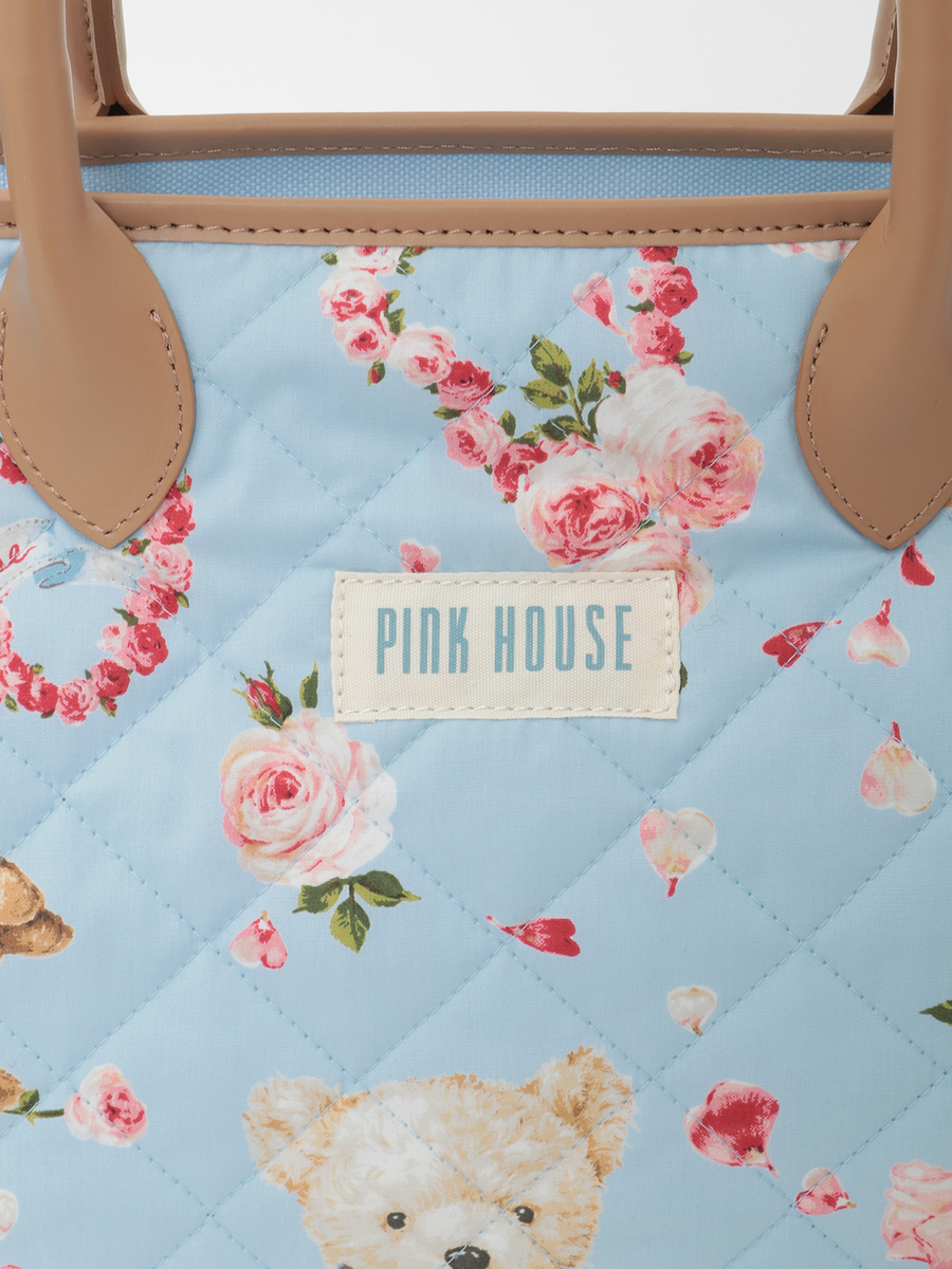 テディローズプリントキルティングバッグ 詳細画像 ラベンダー 15