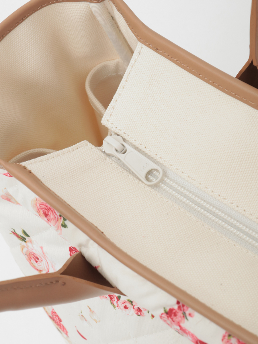 テディローズプリントキルティングバッグ 詳細画像 ラベンダー 7