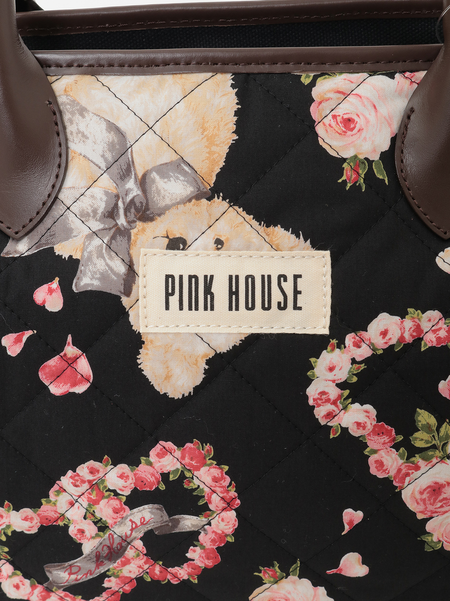 テディローズプリントキルティングバッグ 詳細画像 ラベンダー 9