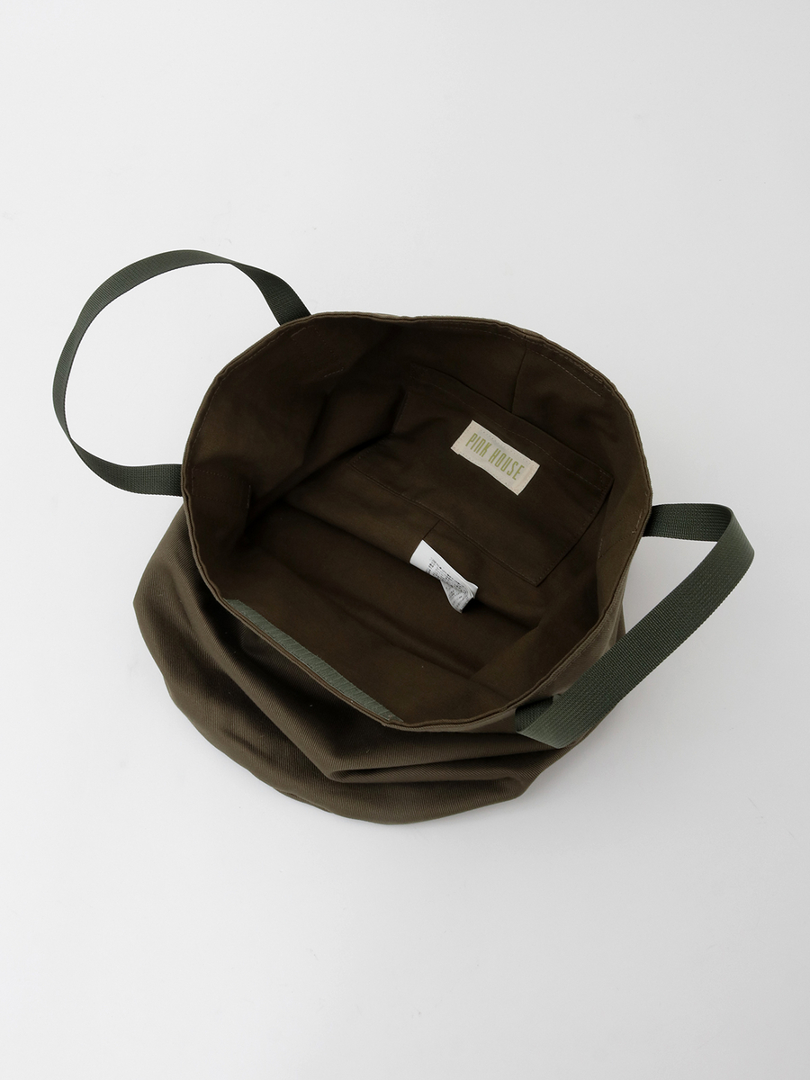 ロゴプリントバケツ型バッグ 詳細画像 カーキ 17