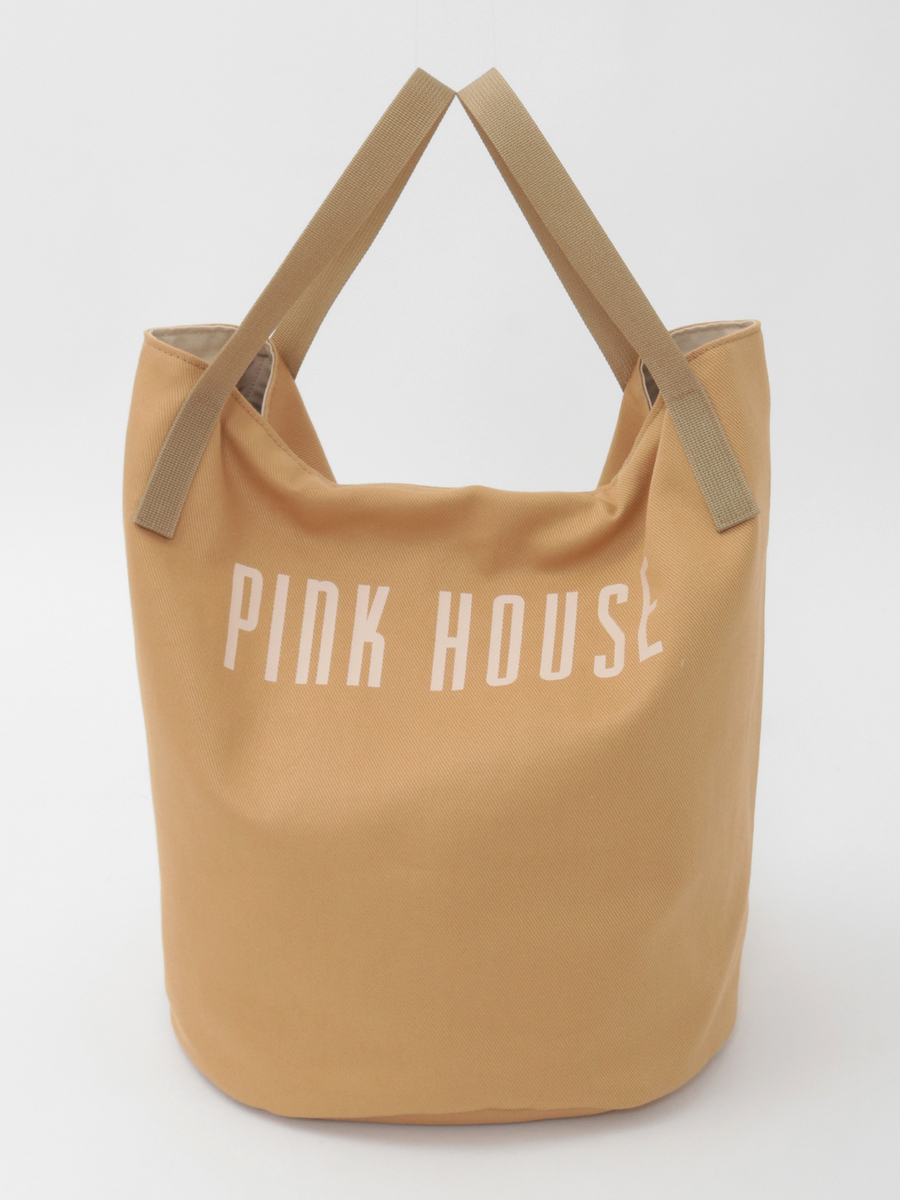 ロゴプリントバケツ型バッグ 詳細画像 キャメル 1