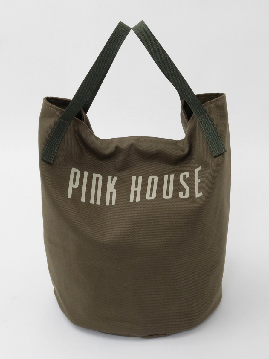 ロゴプリントバケツ型バッグ 詳細画像 カーキ 1