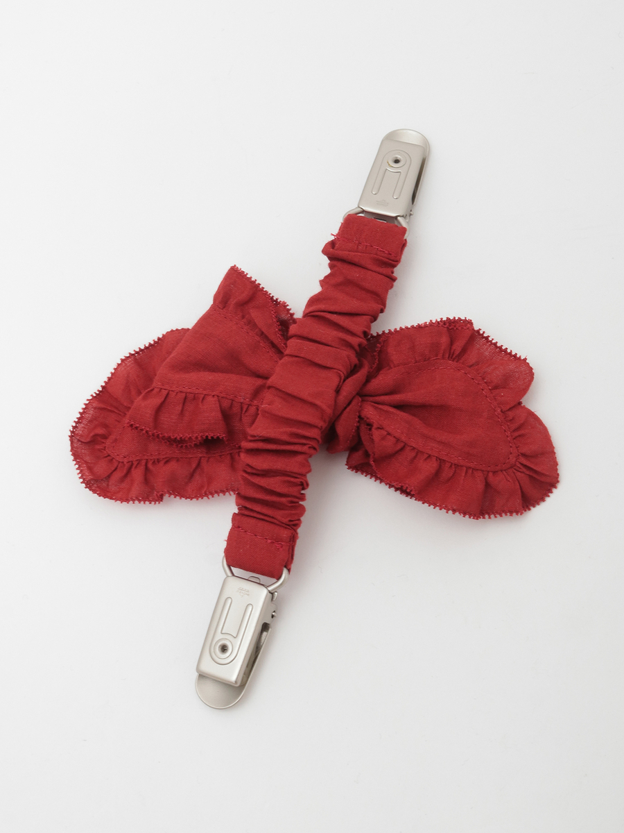 リボンモチーフ付きサスペンダークリップ 詳細画像 ラベンダー 2