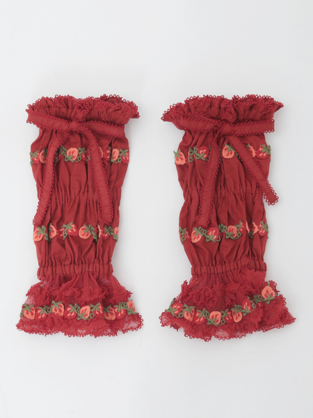 オリジナル苺ブレードレース使いアームカバー