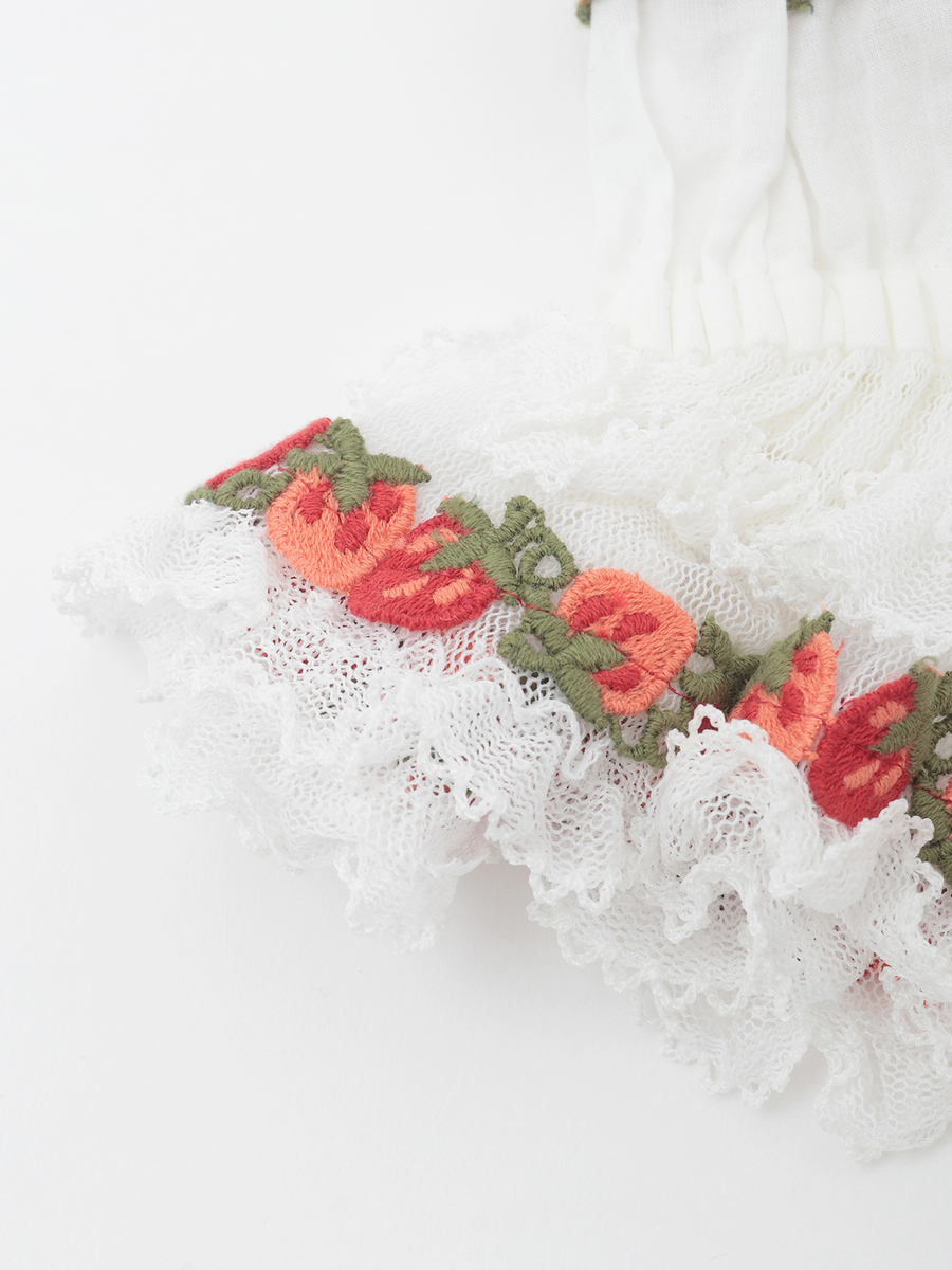 オリジナル苺ブレードレース使いアームカバー 詳細画像 クロ 7