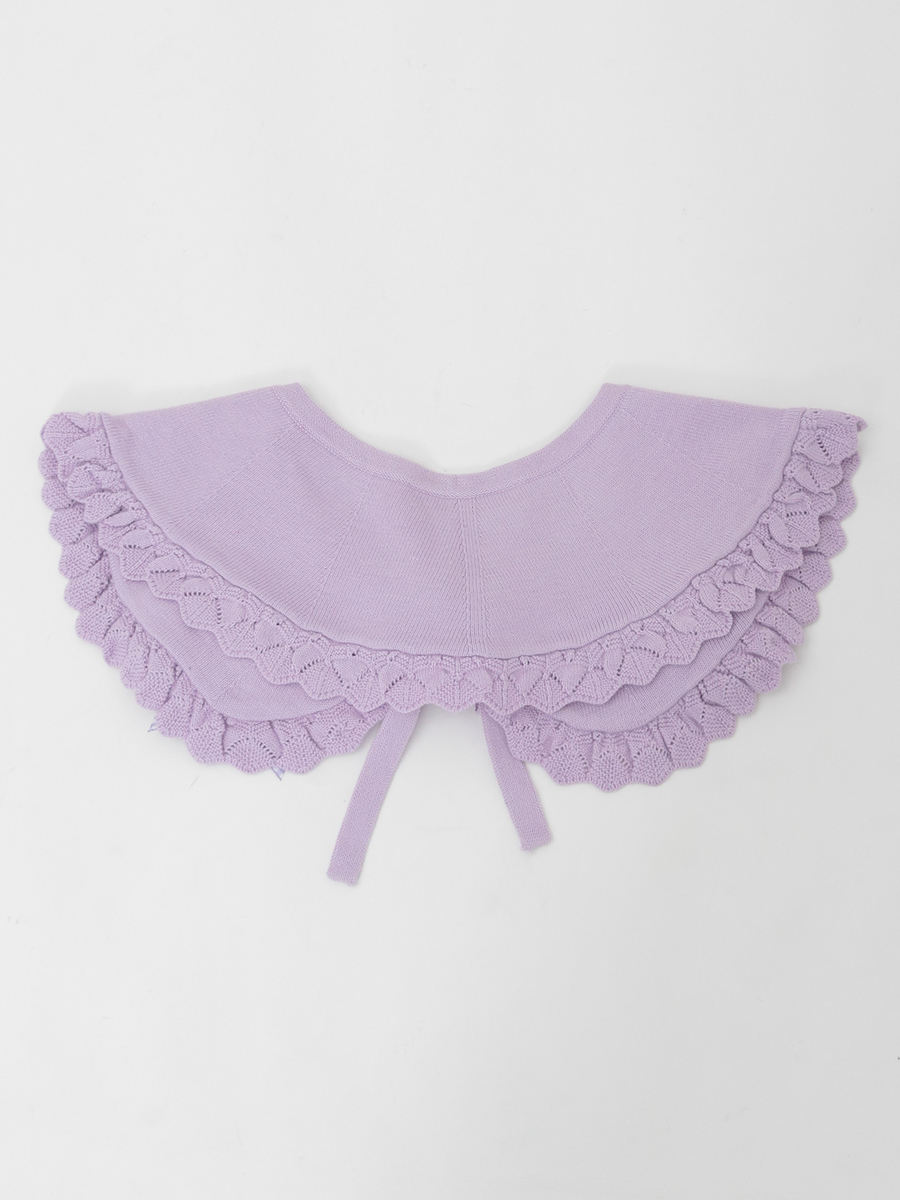 テディ＆ローズモチーフ付きティペット 詳細画像 アカ 2