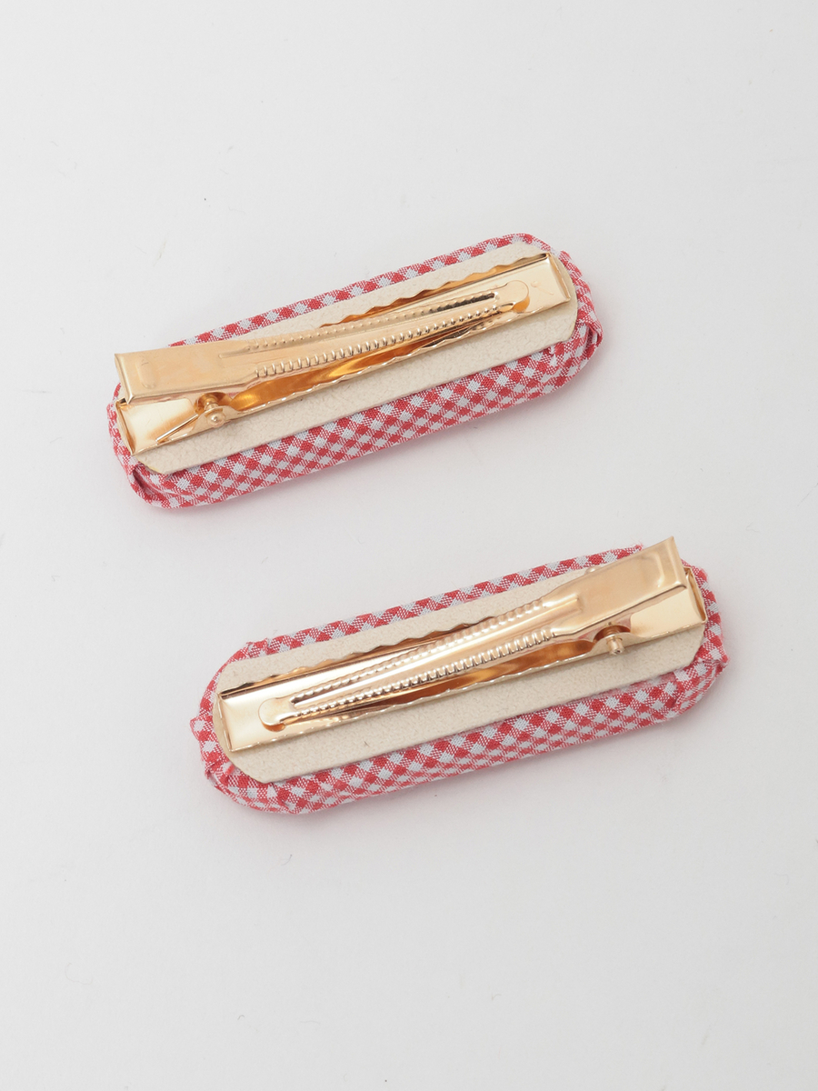 PHロゴギンガムチェックバレッタセット 詳細画像 ラベンダー 2