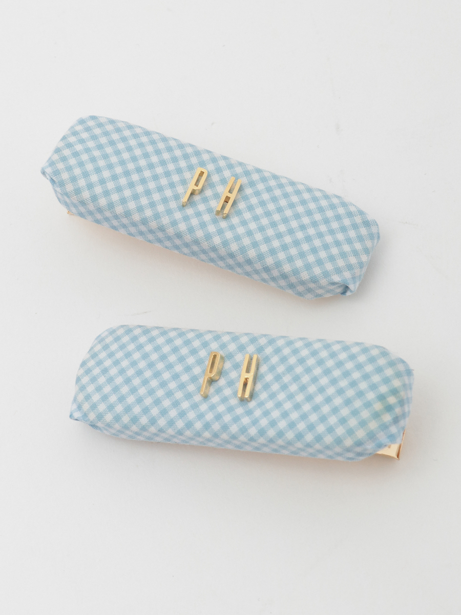 PHロゴギンガムチェックバレッタセット 詳細画像 ソライロ 1