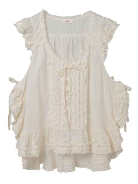 レースアップ使いタブリエ