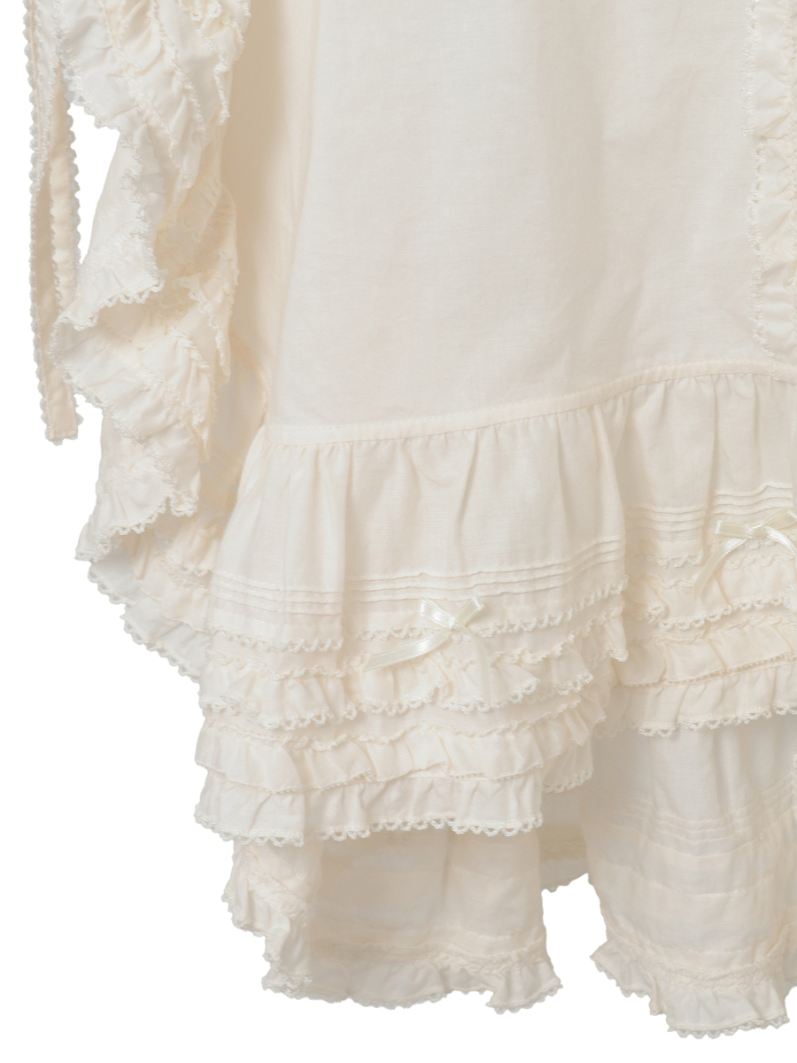 レースアップ使いタブリエ 詳細画像 クロ 12