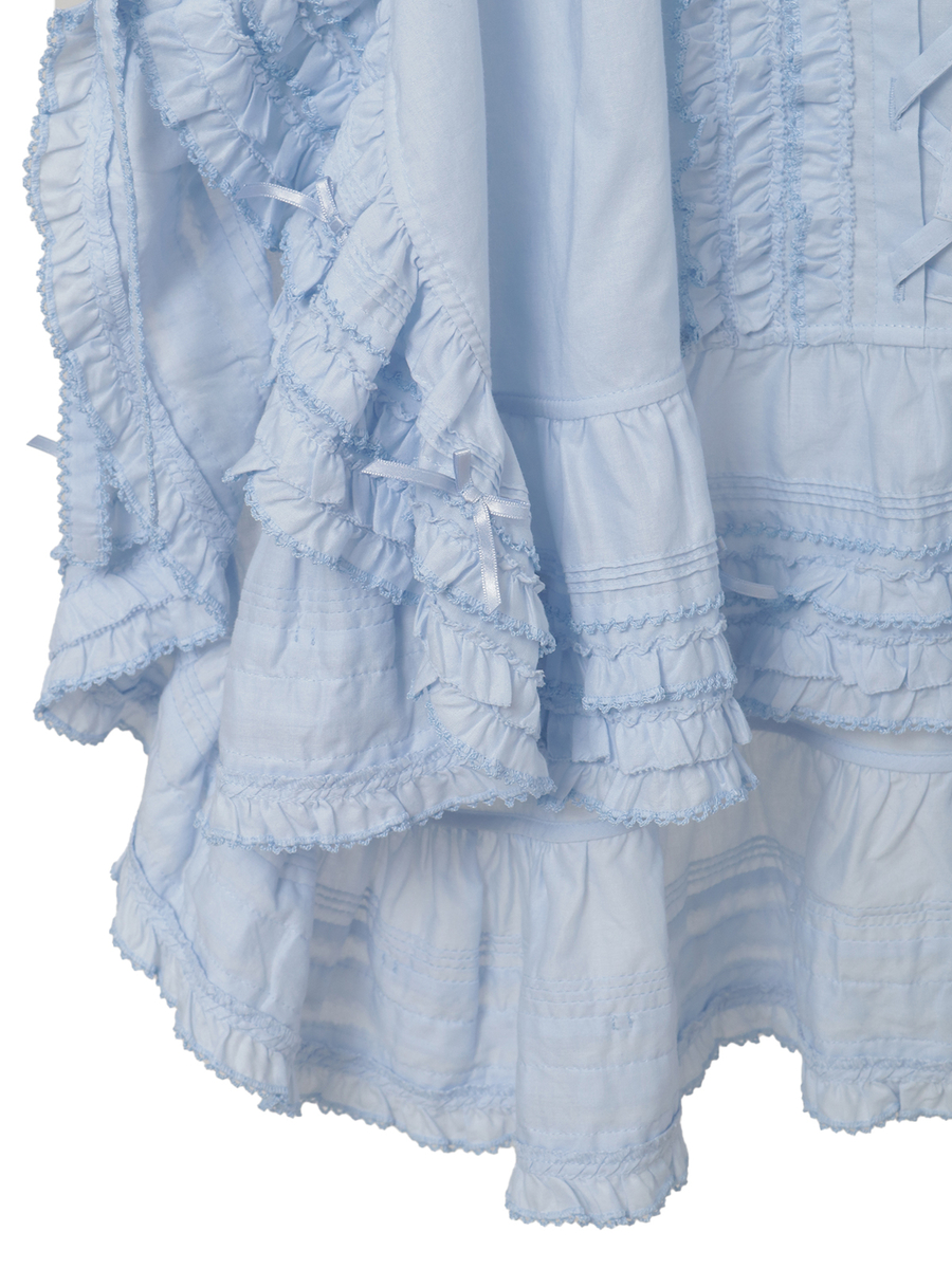 レースアップ使いタブリエ 詳細画像 クロ 14