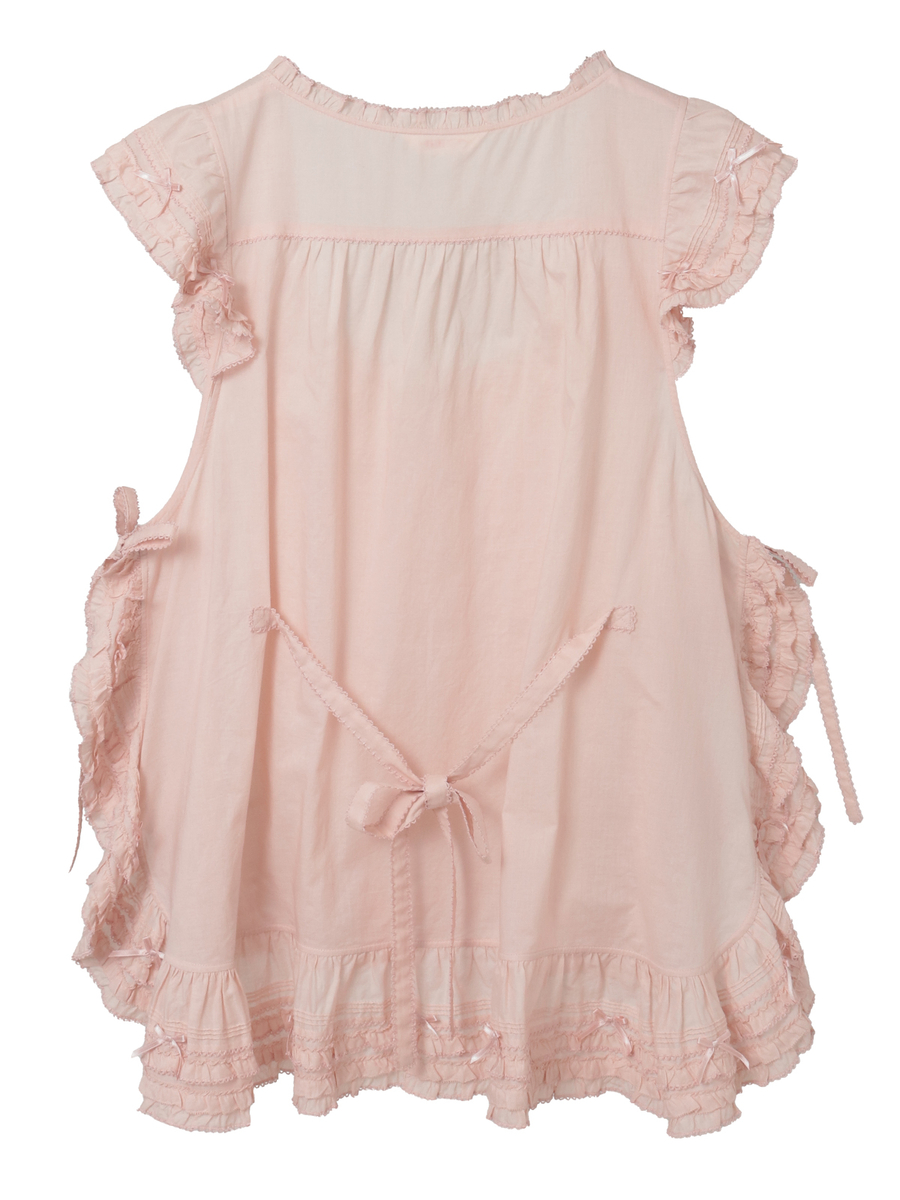 レースアップ使いタブリエ 詳細画像 クロ 2