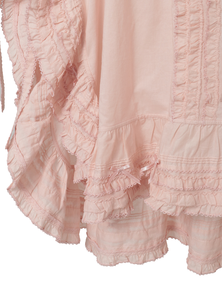 レースアップ使いタブリエ 詳細画像 クロ 6