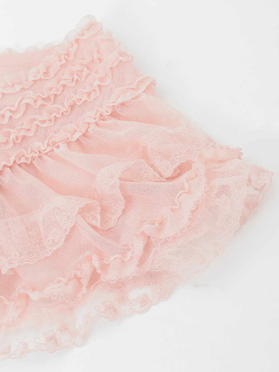 ソフトチュールショール 詳細画像 アイボリー 4