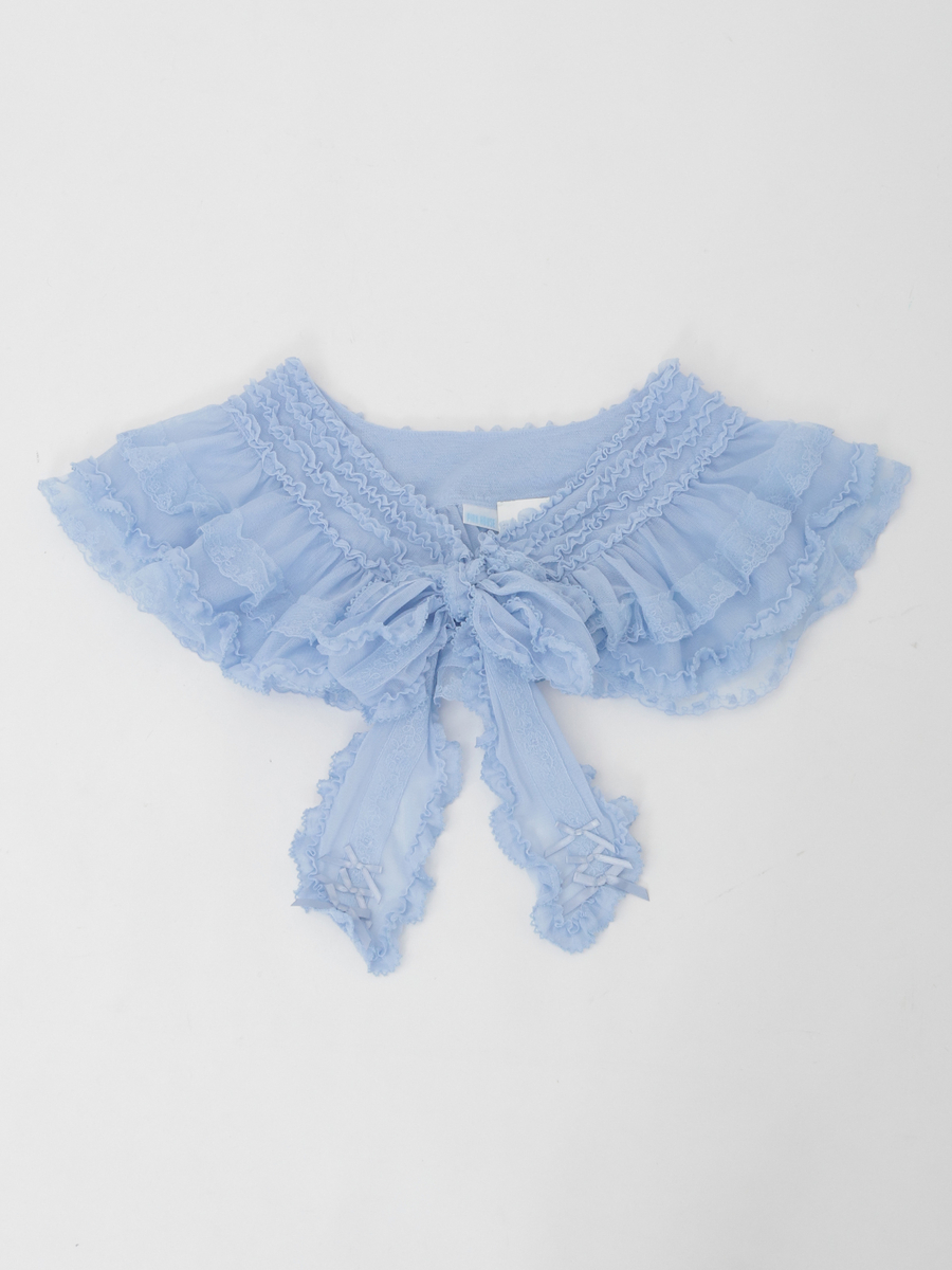 ソフトチュールショール 詳細画像 アクアマリン 1