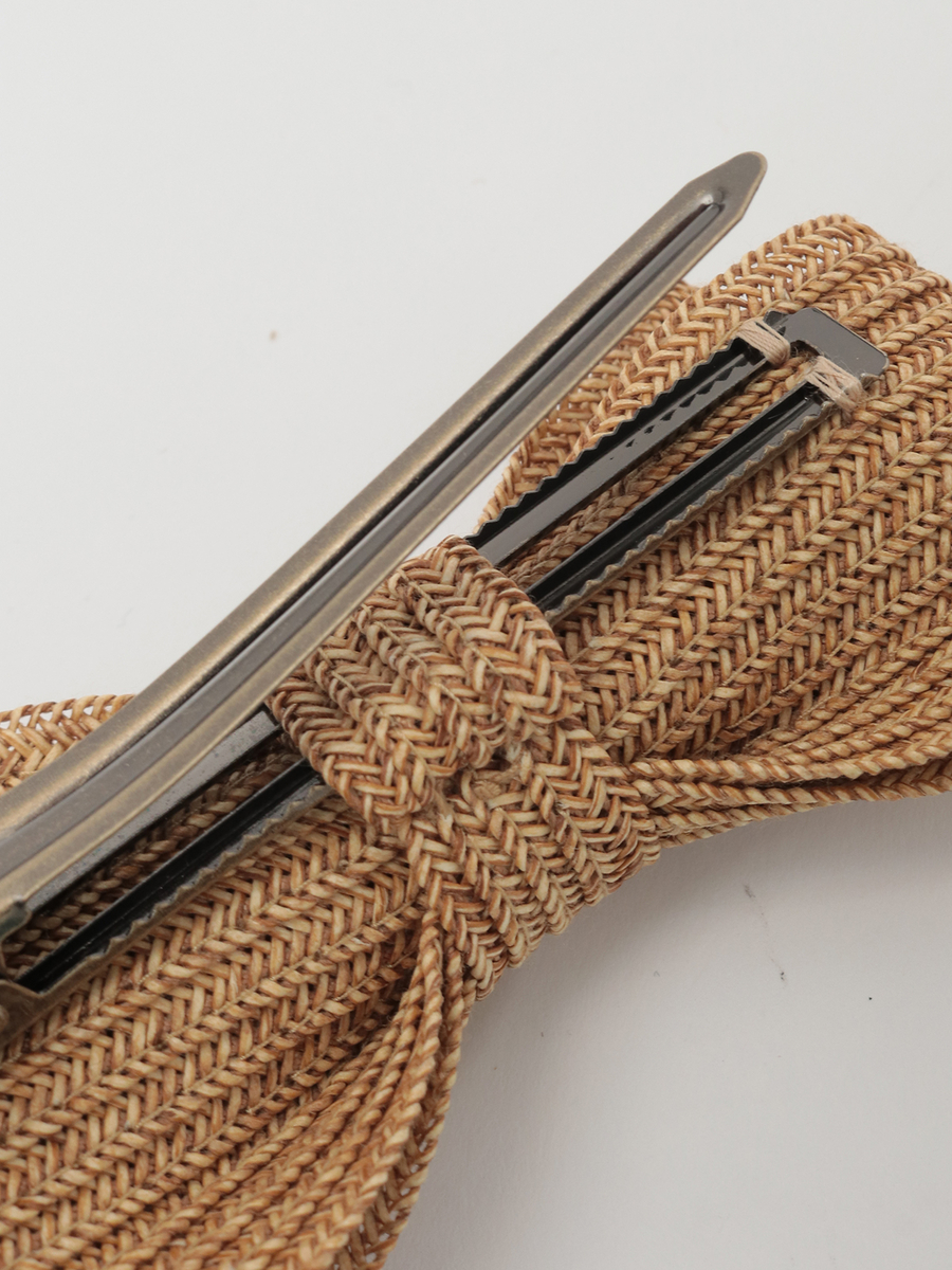 ストローリボンクリップ 詳細画像 クロ 4