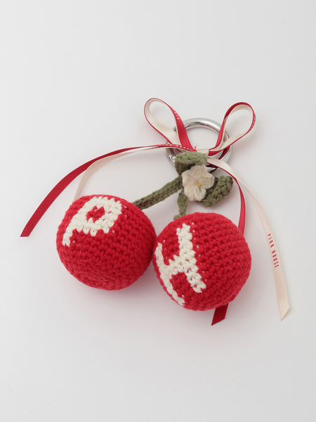 PHロゴさくらんぼモチーフキーホルダー