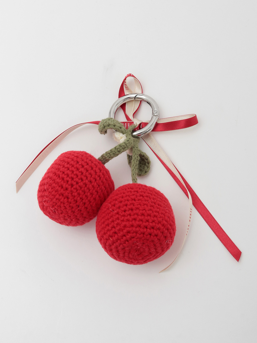 PHロゴさくらんぼモチーフキーホルダー 詳細画像 アカ 2