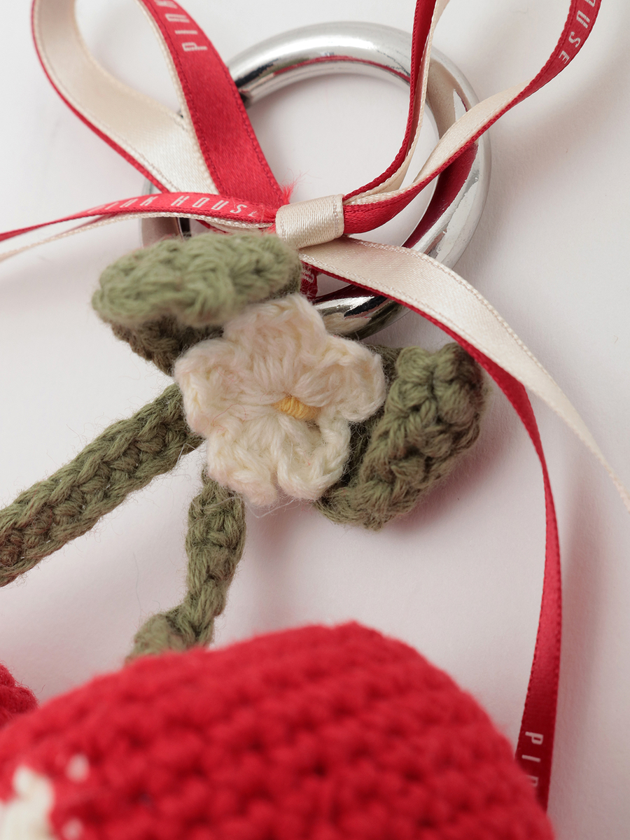 PHロゴさくらんぼモチーフキーホルダー 詳細画像 アカ 3