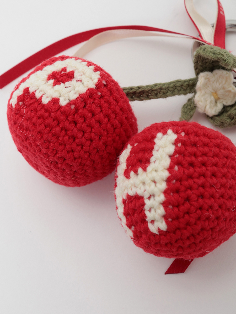 PHロゴさくらんぼモチーフキーホルダー 詳細画像 アカ 4