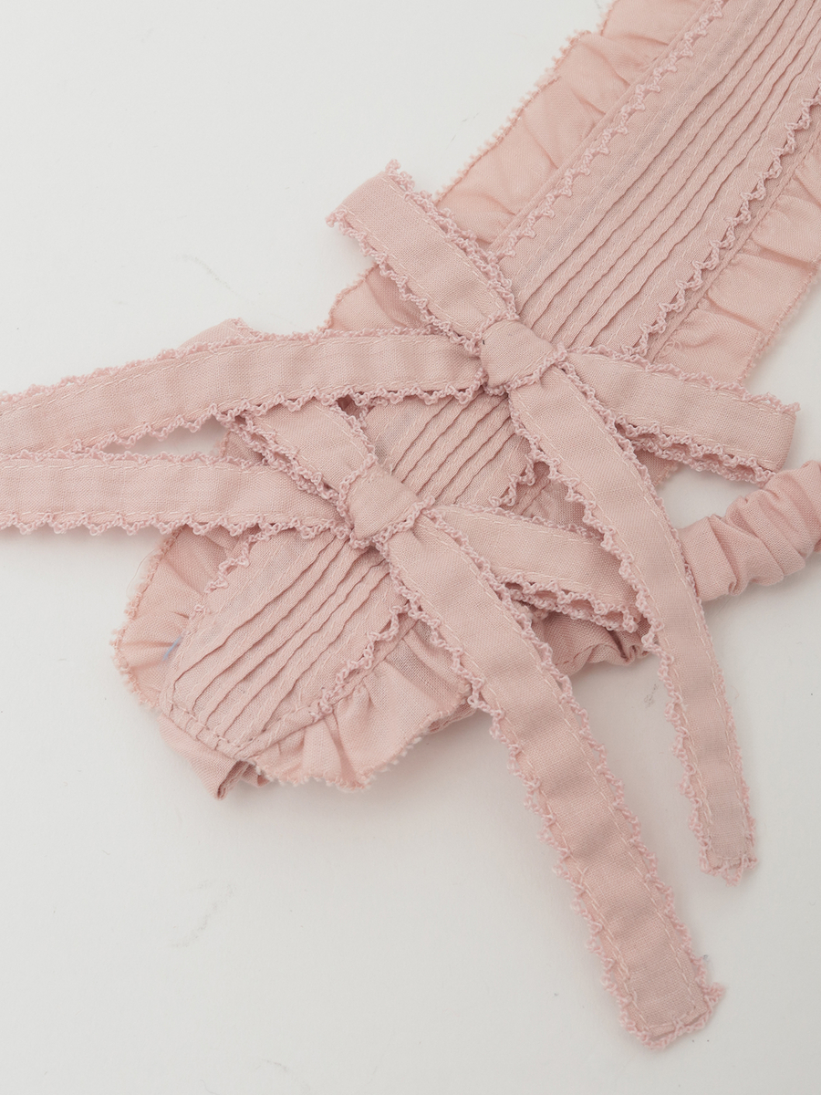 リボンモチーフ付きカチューム 詳細画像 クロ 3