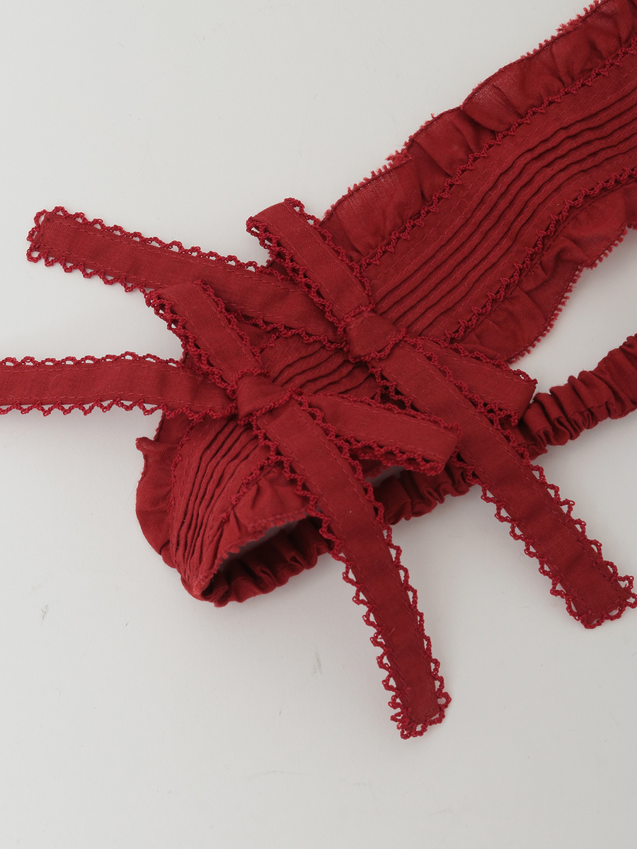 リボンモチーフ付きカチューム 詳細画像 クロ 6