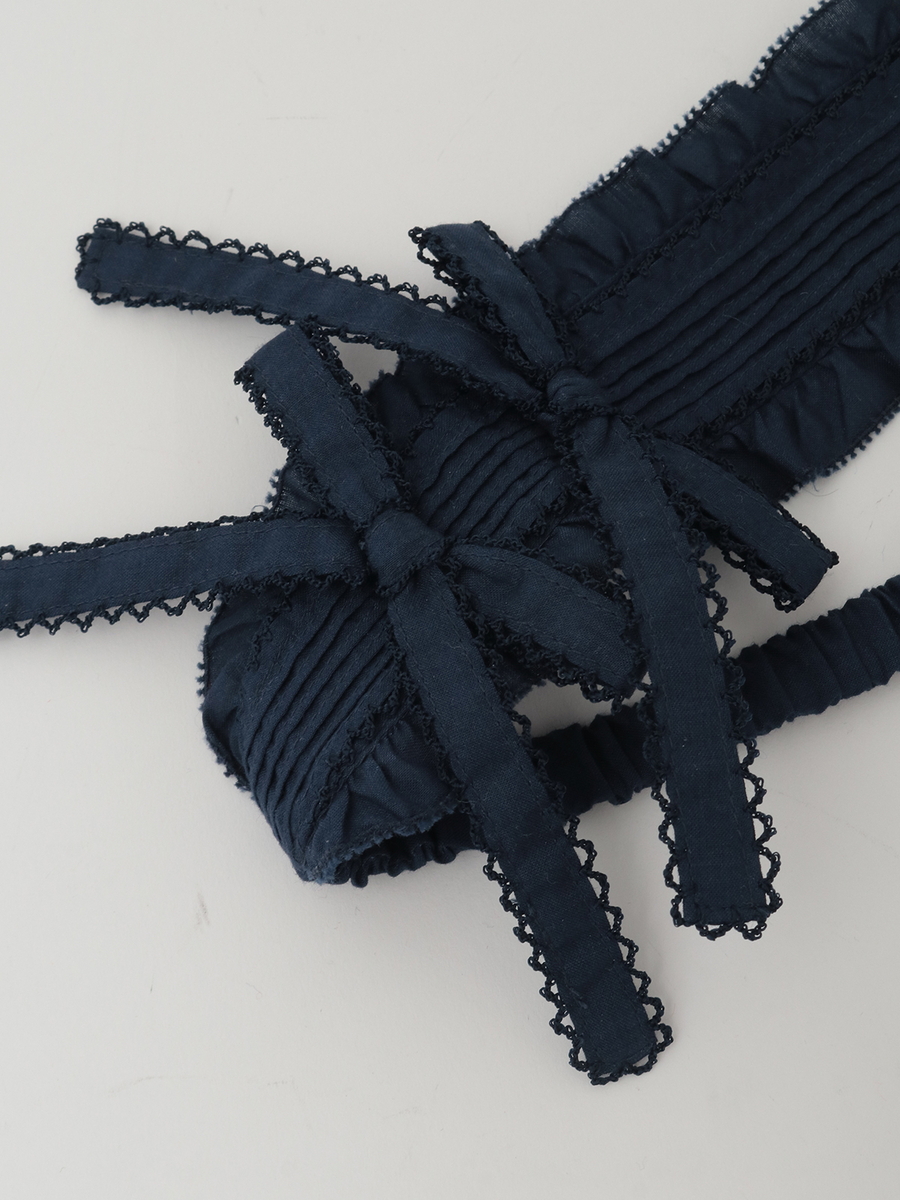 リボンモチーフ付きカチューム 詳細画像 クロ 7