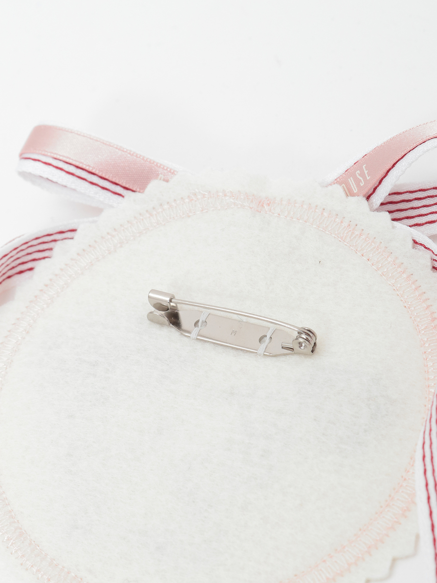 しろくま刺繍ワッペン 詳細画像 クロ 5