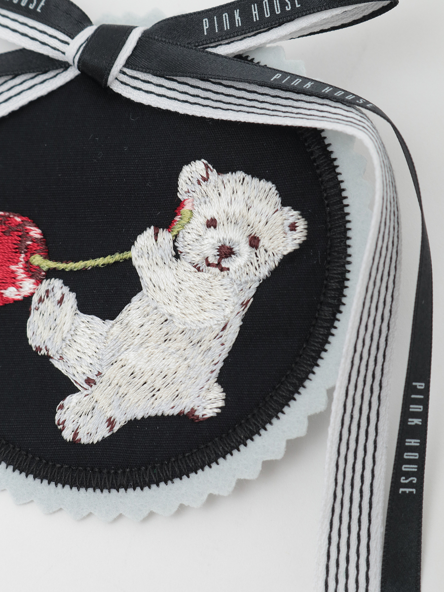 しろくま刺繍ワッペン 詳細画像 クロ 7