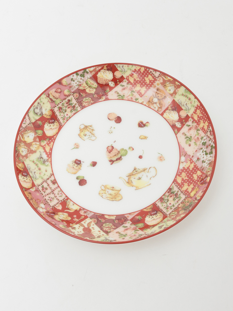 【PINK HOUSE LIFE STYLE】PH Tea Party 柄 カップ＆ソーサ― 詳細画像 アカ系 8