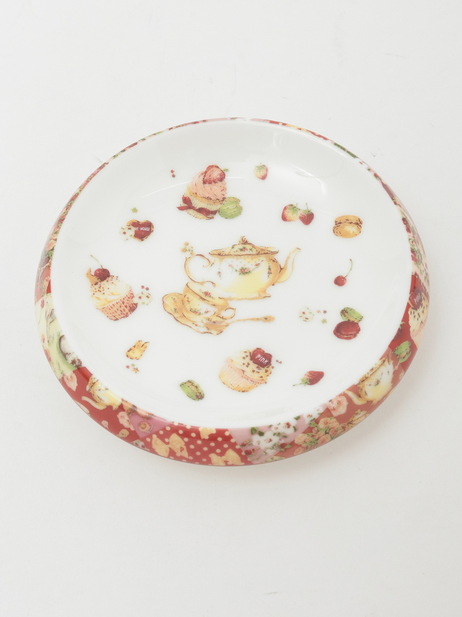 【PINK HOUSE LIFE STYLE】PH Tea Party 柄 上蓋付きマグカップ 詳細画像 アカ系 9