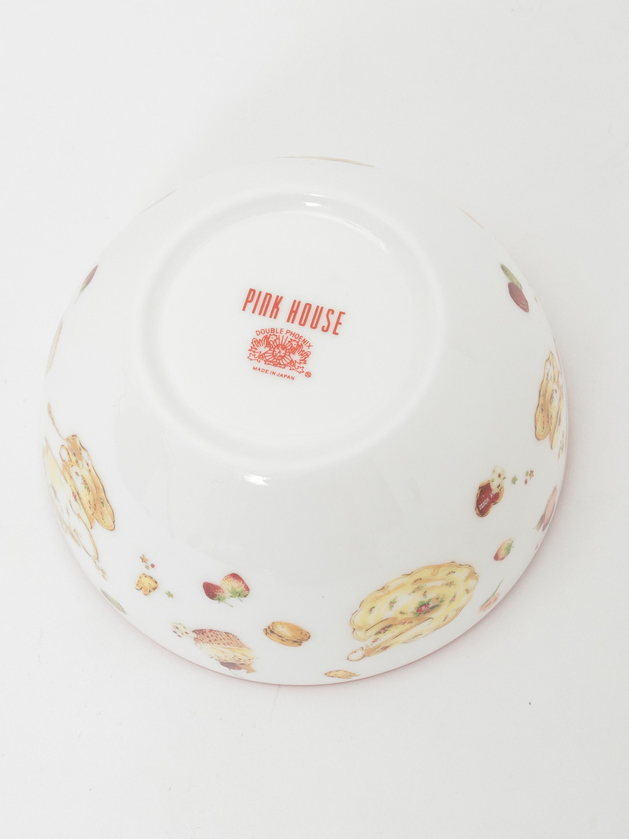 【PINK HOUSE LIFE STYLE】PH Tea Party 柄カフェオレボール 詳細画像 アカ系 5