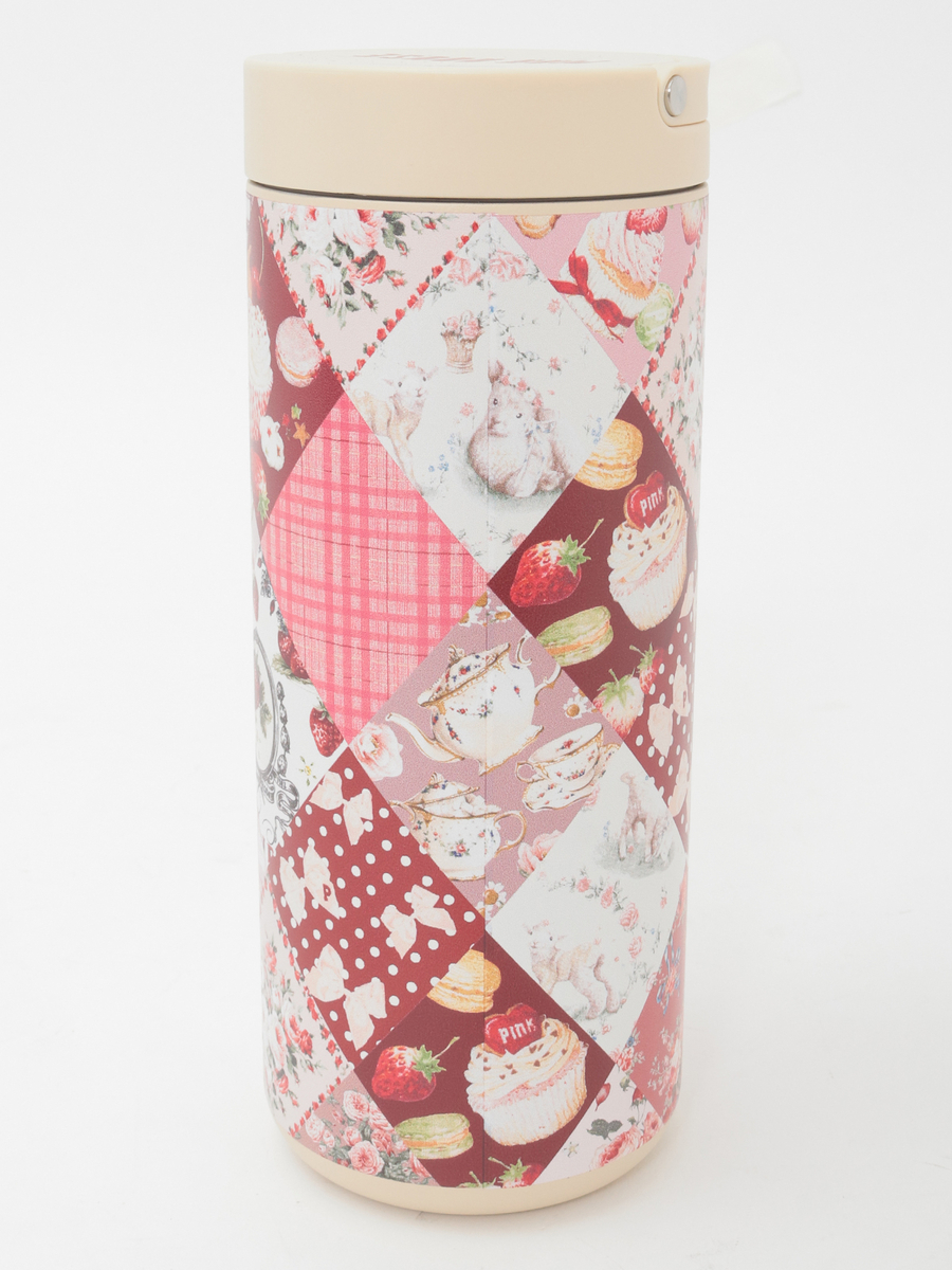 【PINK HOUSE LIFE STYLE】PH Tea Party 柄 ランタンボトル 詳細画像 アカ系 3