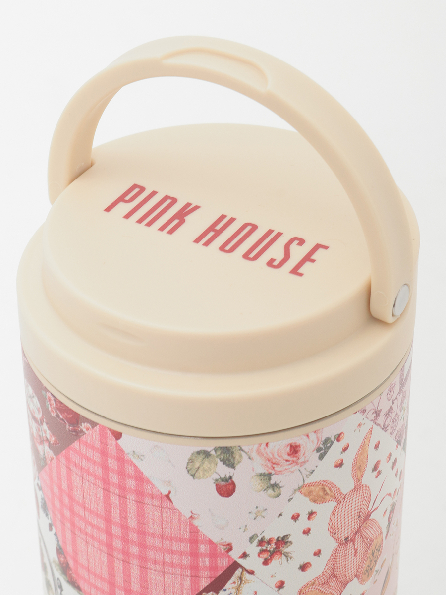 【PINK HOUSE LIFE STYLE】PH Tea Party 柄 ランタンボトル 詳細画像 アカ系 4