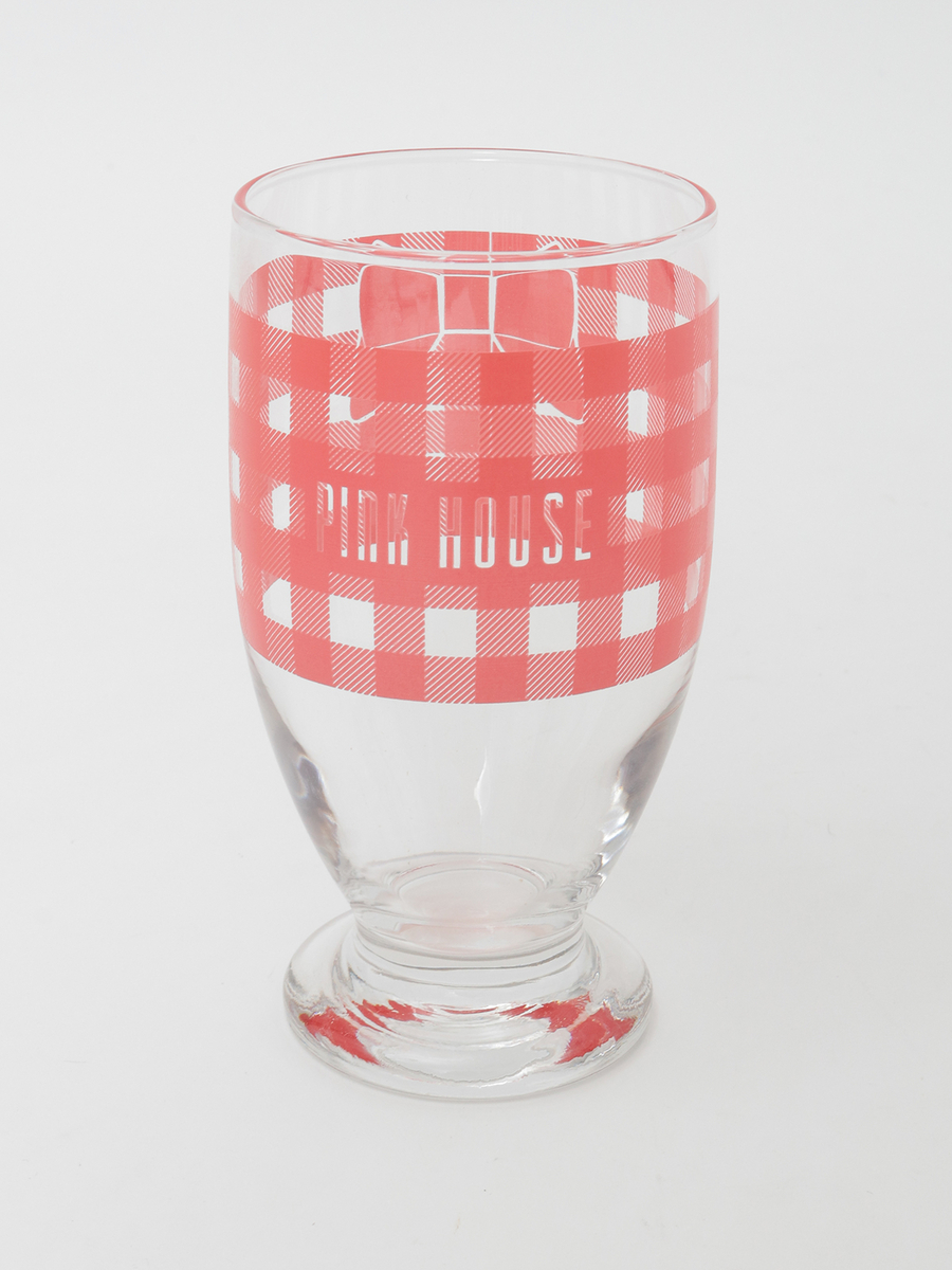 【PINK HOUSE LIFE STYLE】ギンガムロゴグラスセット 詳細画像 ミックス 3